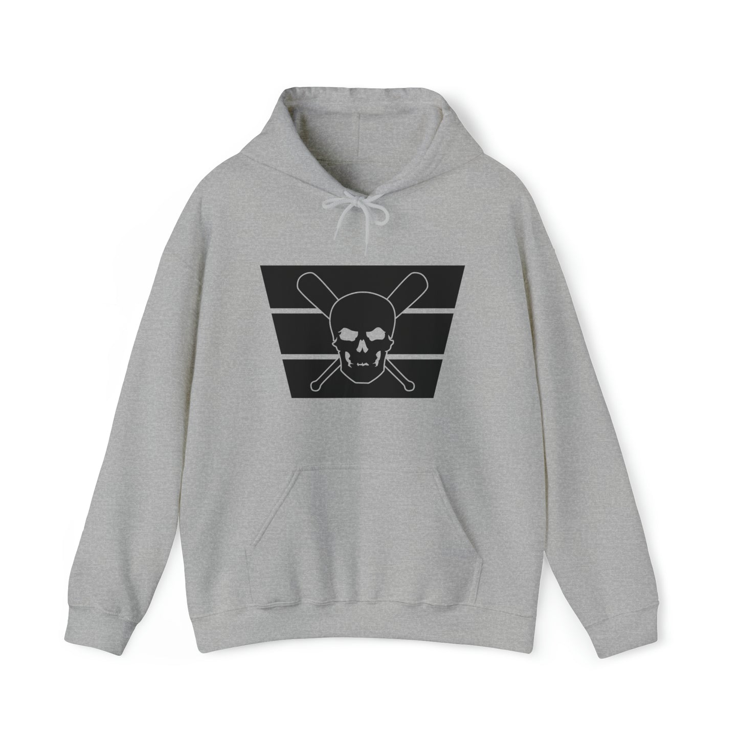 Skull & Bats - Black Logo - Unisex Heavy Blend™ Hooded Sweatshirt