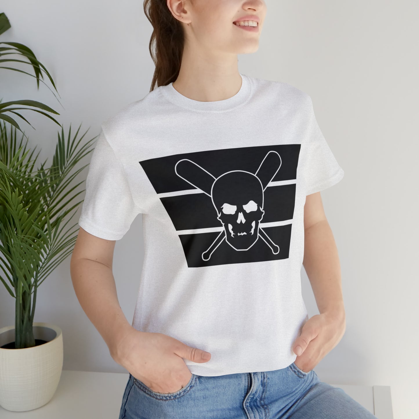 Skull & Bats Baseball - Tshirt